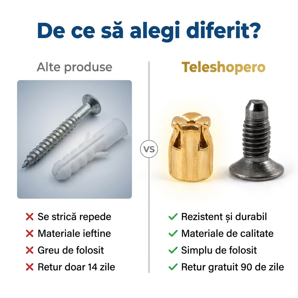 Inserții Balamale Reutilizabile