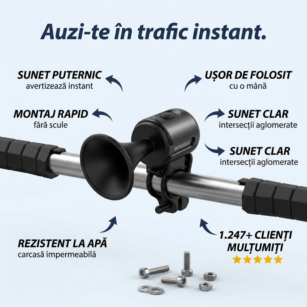 Claxon Electric pentru Bicicletă