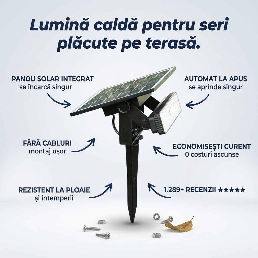 Proiector Solar Terasă