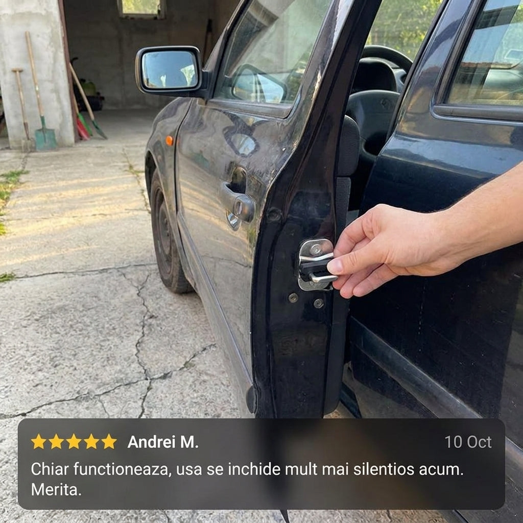 Set 4 Tampoane Silicon Anti-trântire Uși Auto