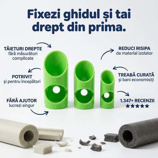Ghid Tăiere Izolație Țevi