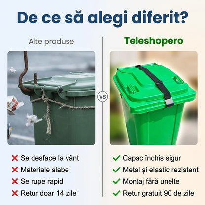 Blocare Capac Coș Gunoi