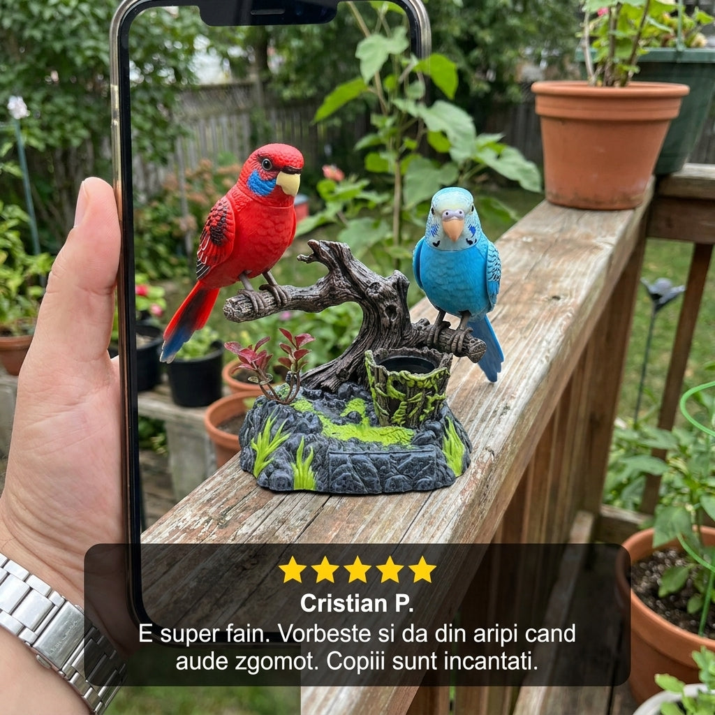 Papagal Vorbitor Electric Grădină
