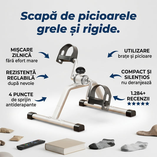 Pedalier Mini Exerciții Acasă