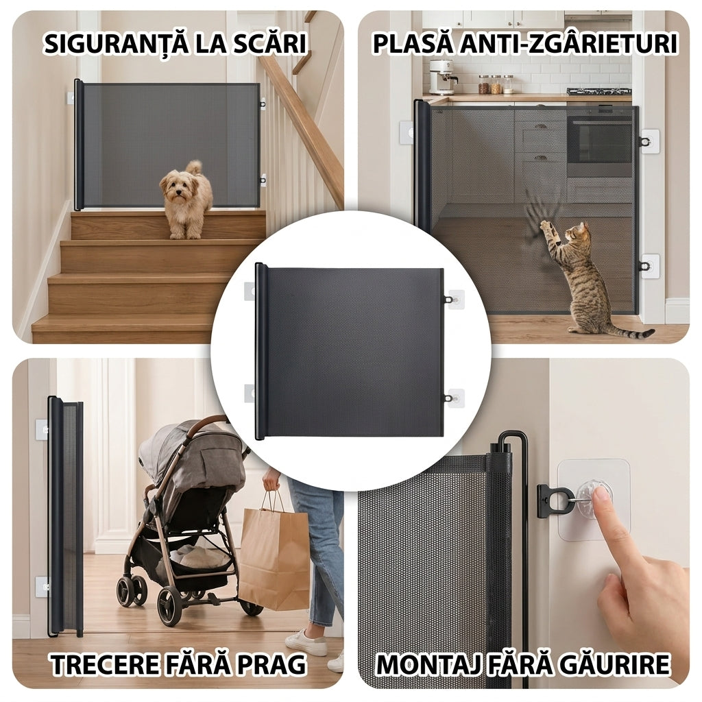 Plasă Retractabilă Siguranță Portieră