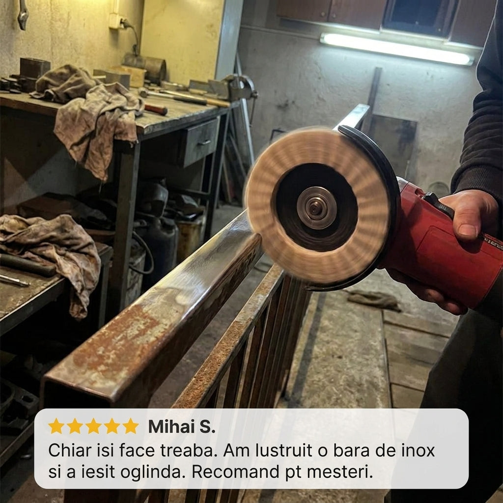 Pad Lustruire Fetru Polizor