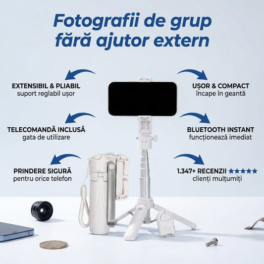Suport Telefon cu Telecomandă