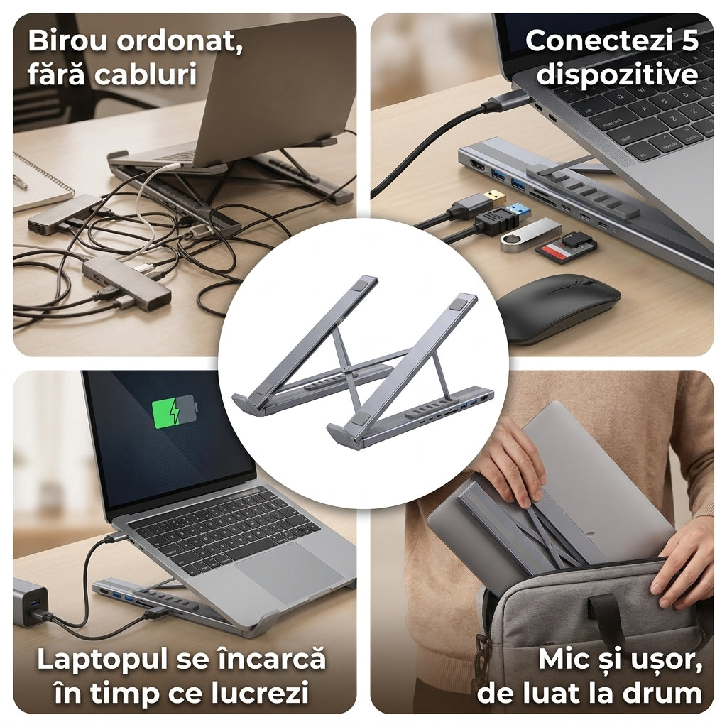Stație Dock USB-C