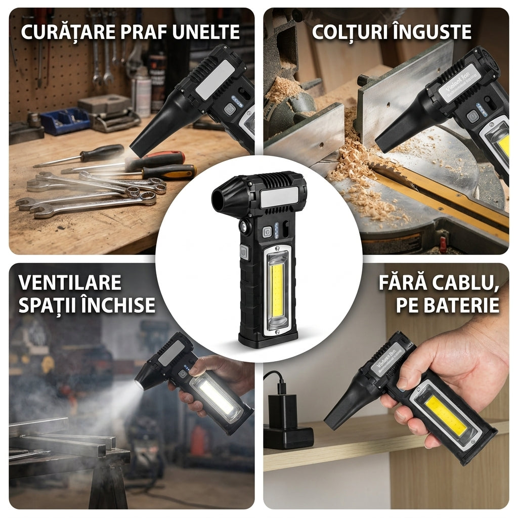 Suflantă Electrică Portabilă Garaj