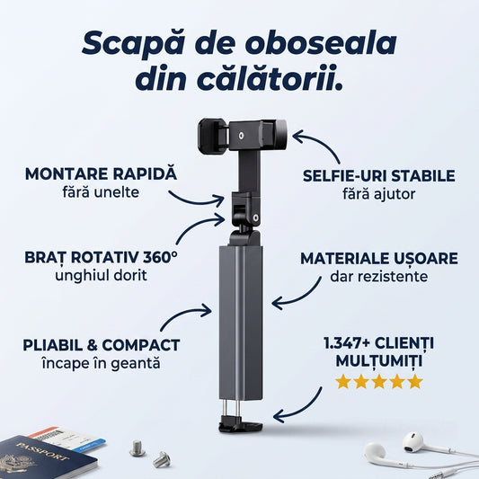 Suport Telefon Rotativ Pliabil