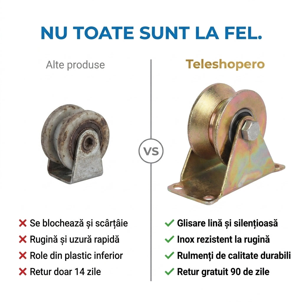 Role Culisante Inox Uși