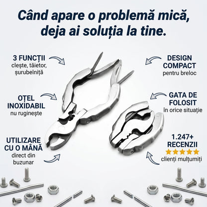 Clește Mini Multifuncțional Buzunar
