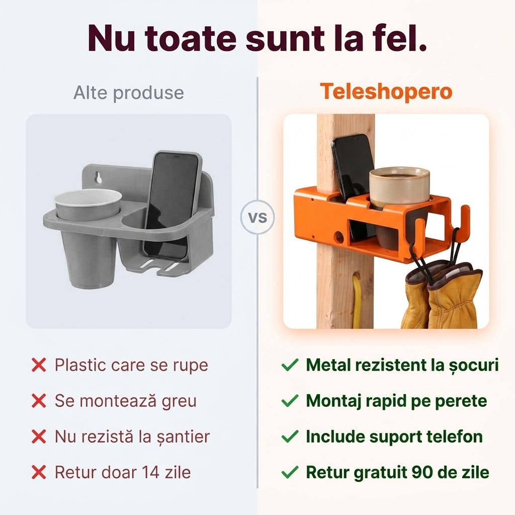 Suport Cană Telefon Șantier