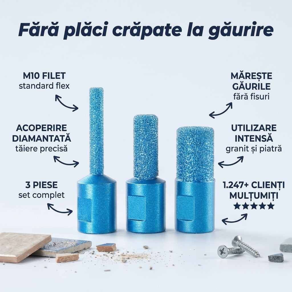 Freza Diamantată Piatra
