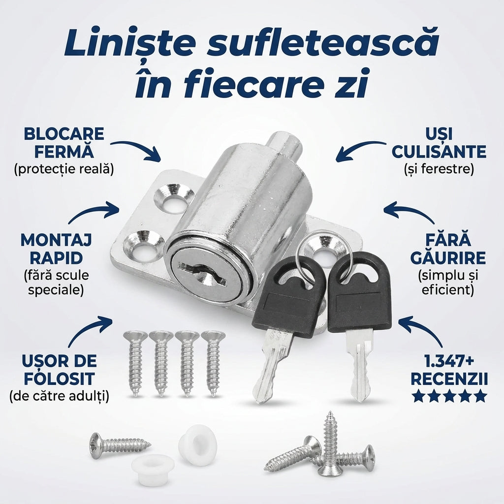 Blocare Uși Ferestre Culisante