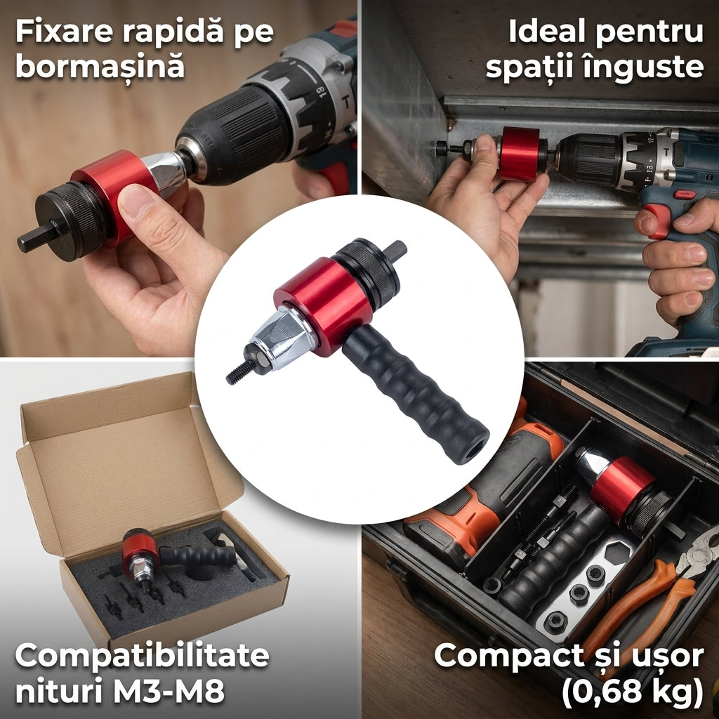 Adaptor Nituire Pentru Bormaș