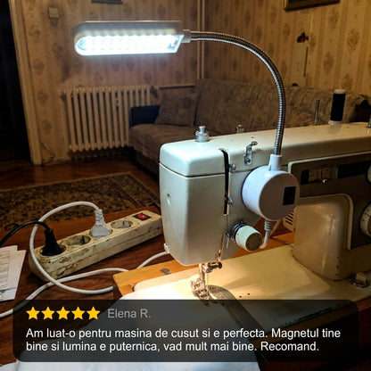 Lampă Flexibilă Cusut Magnetică