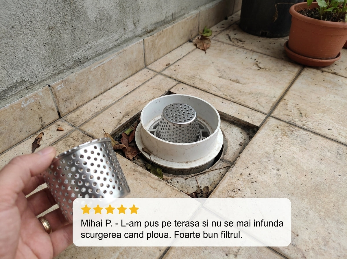 Scurgere Inox Terasă