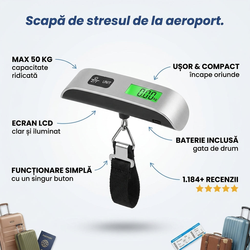 Cântar Portabil Bagaje