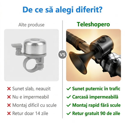 Claxon Electric pentru Bicicletă