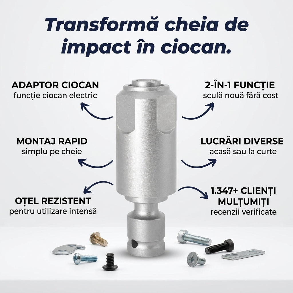 Adaptor Cheie Impact Ciocan