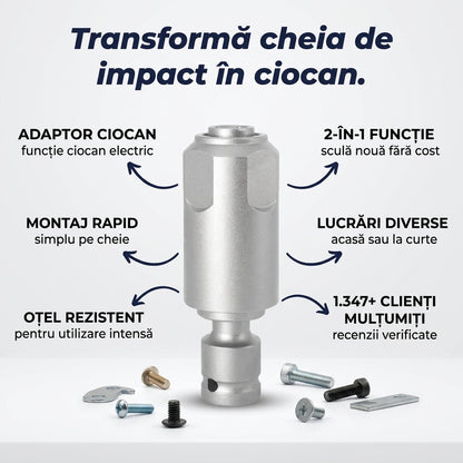 Adaptor Cheie Impact Ciocan