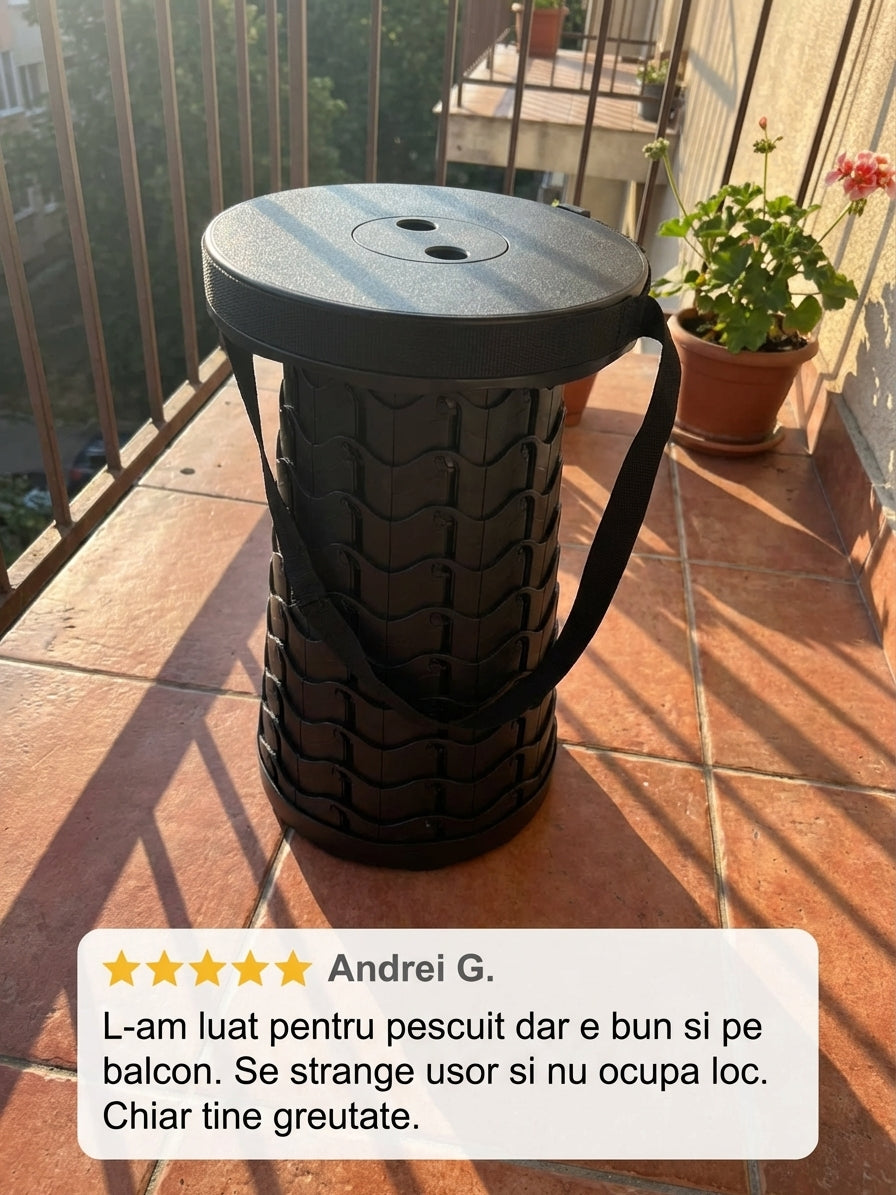 Scaun Pliabil Telescopic Portabil