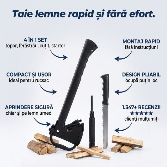 Topor Camping Multifuncțional