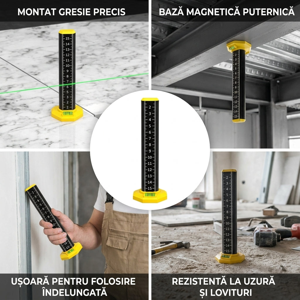 Tijă Nivelare Profesională Magnetică