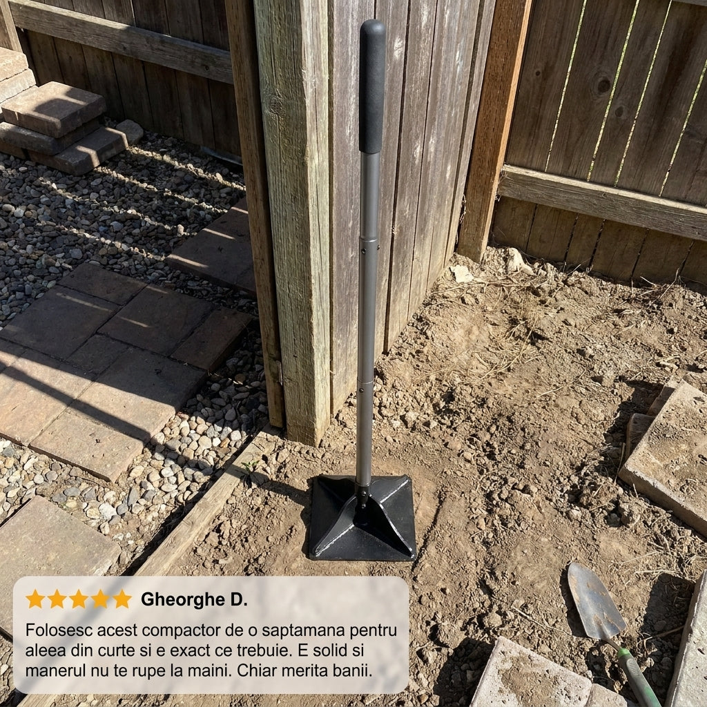 Compactator Grădină cu Mâner