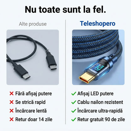 Cablu USB-C cu Display