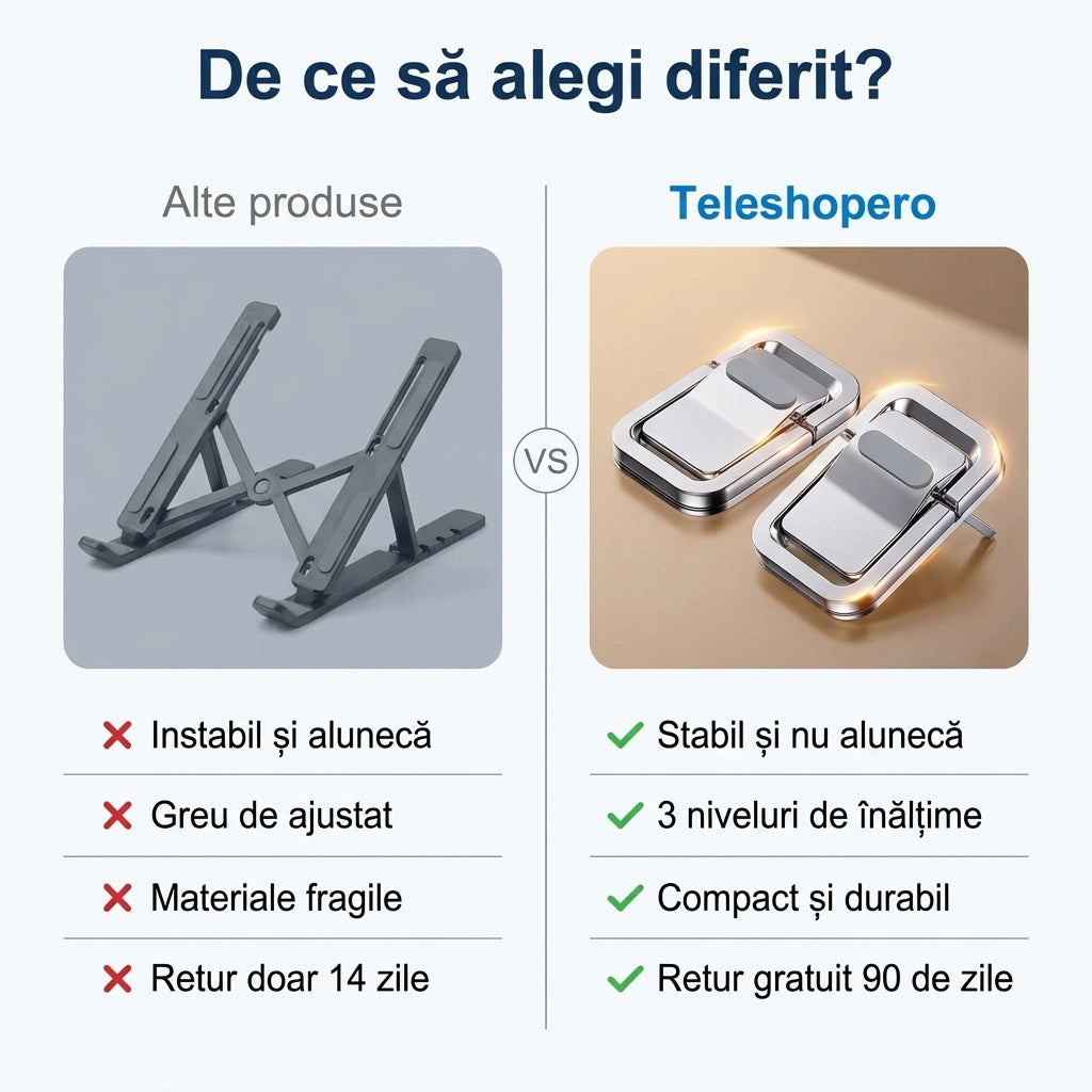 Set Suport Pliabil pentru Laptop