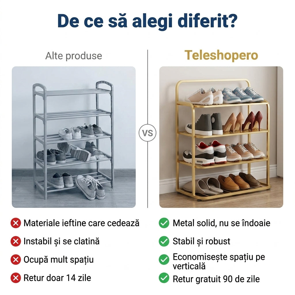 Suport Vertical Metalic Pantofi