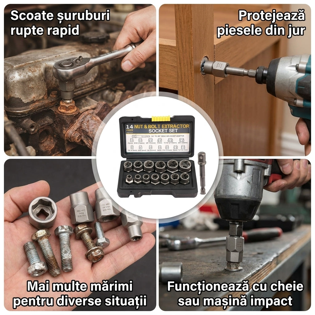 Extractor Piulițe și Șuruburi