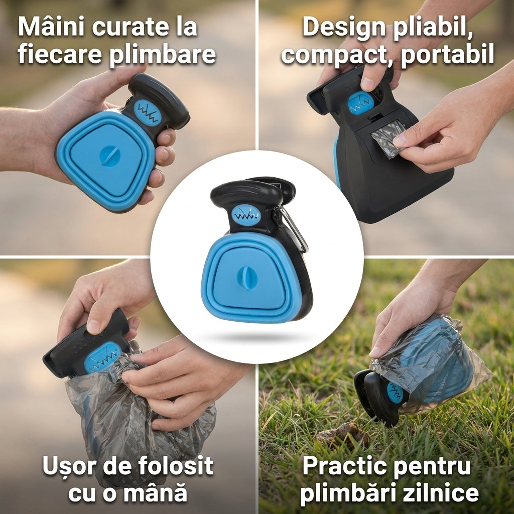 Dispozitor Pliabil Igienă Canină