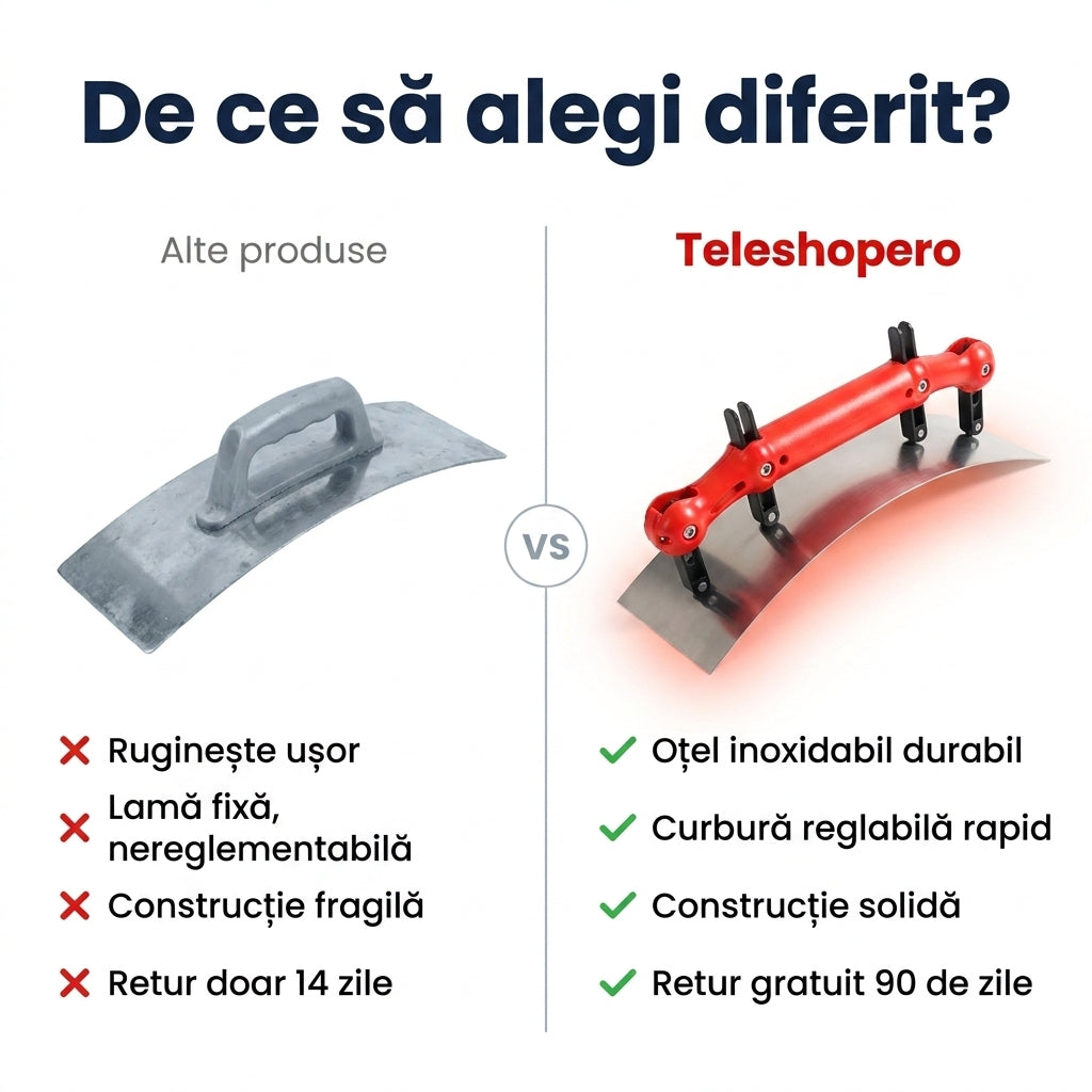 Gletieră Profesională Reglabilă
