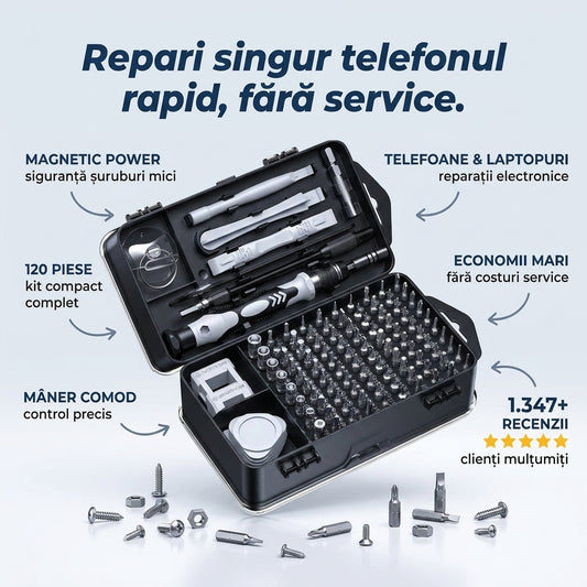 Set Șurubelnițe Precise Magnetice