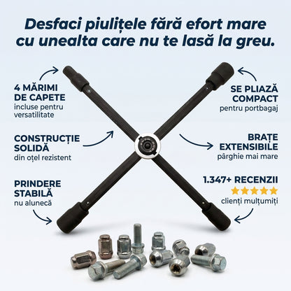 Cheie Roți Extensibilă Pliabilă