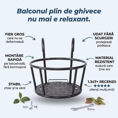 Suport Suspendat Ghivece Balcon