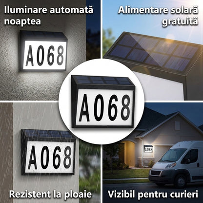 Placă Solară LED Adresă
