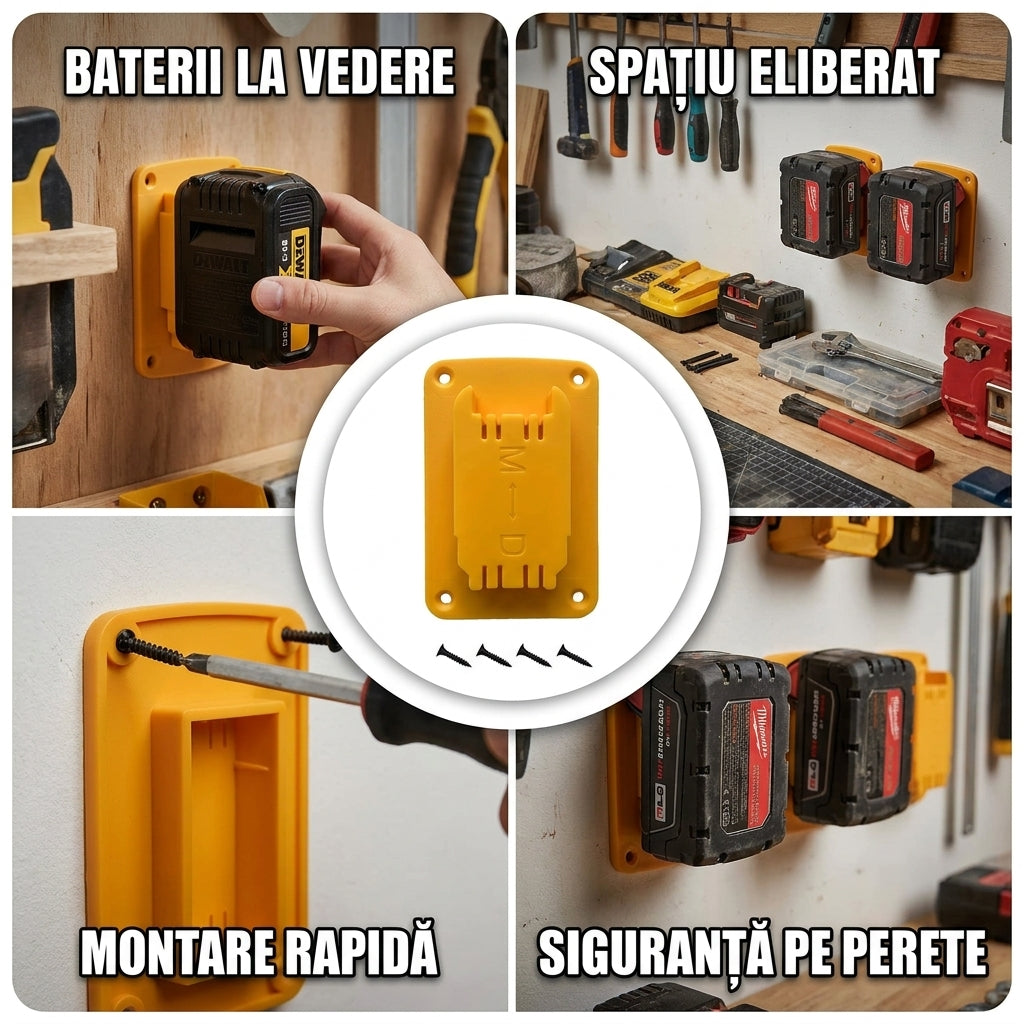 Suport Baterii Perete Scule