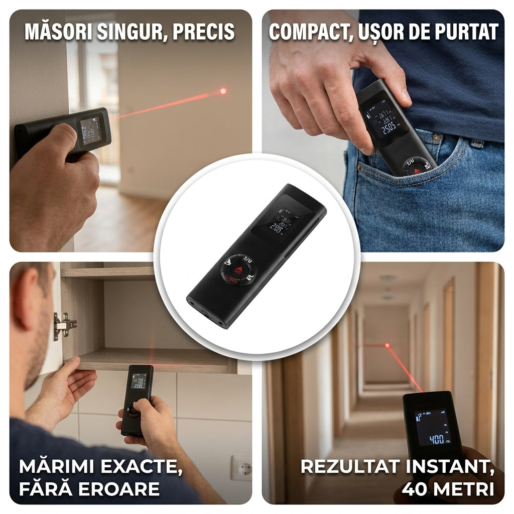 Măsurător Laser Compact