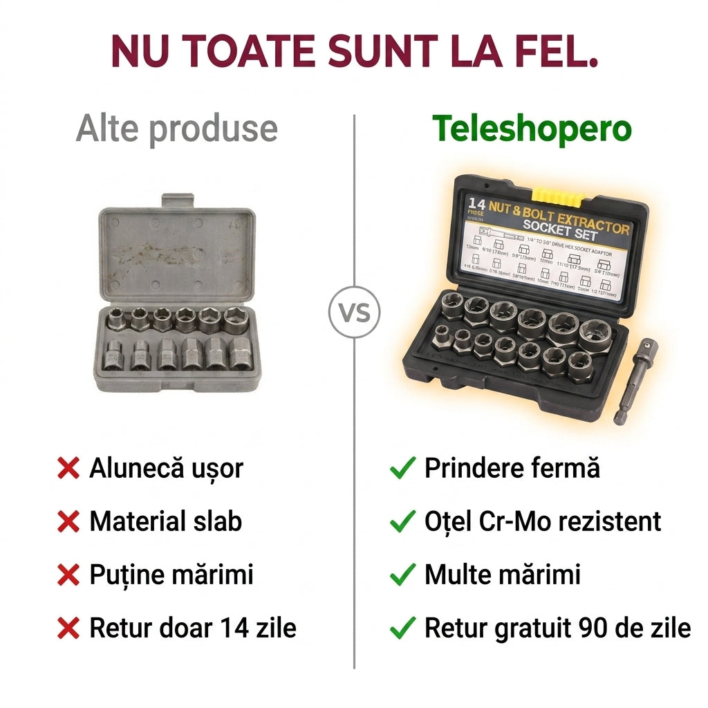 Extractor Piulițe și Șuruburi