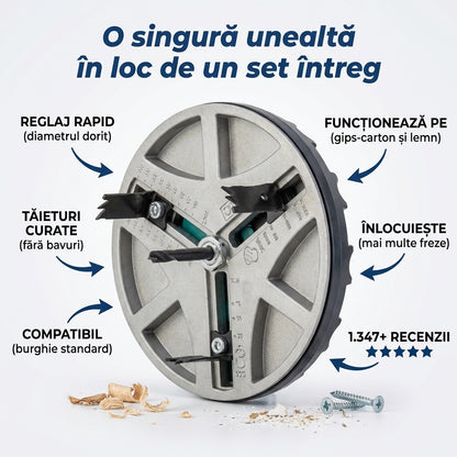 Fierăstrău Reglabil pentru Găuri
