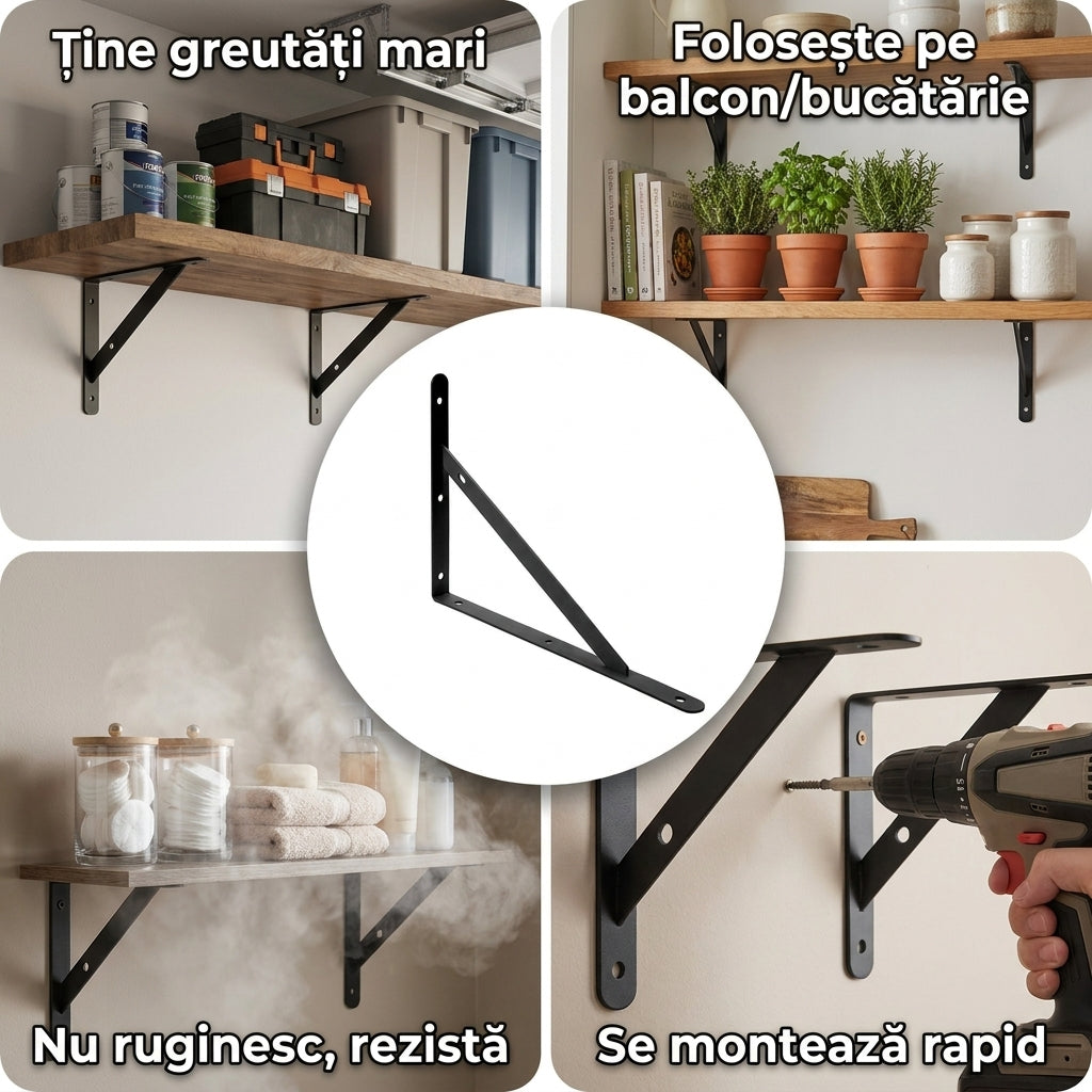 Suporturi Metalice Rafturi Flotante