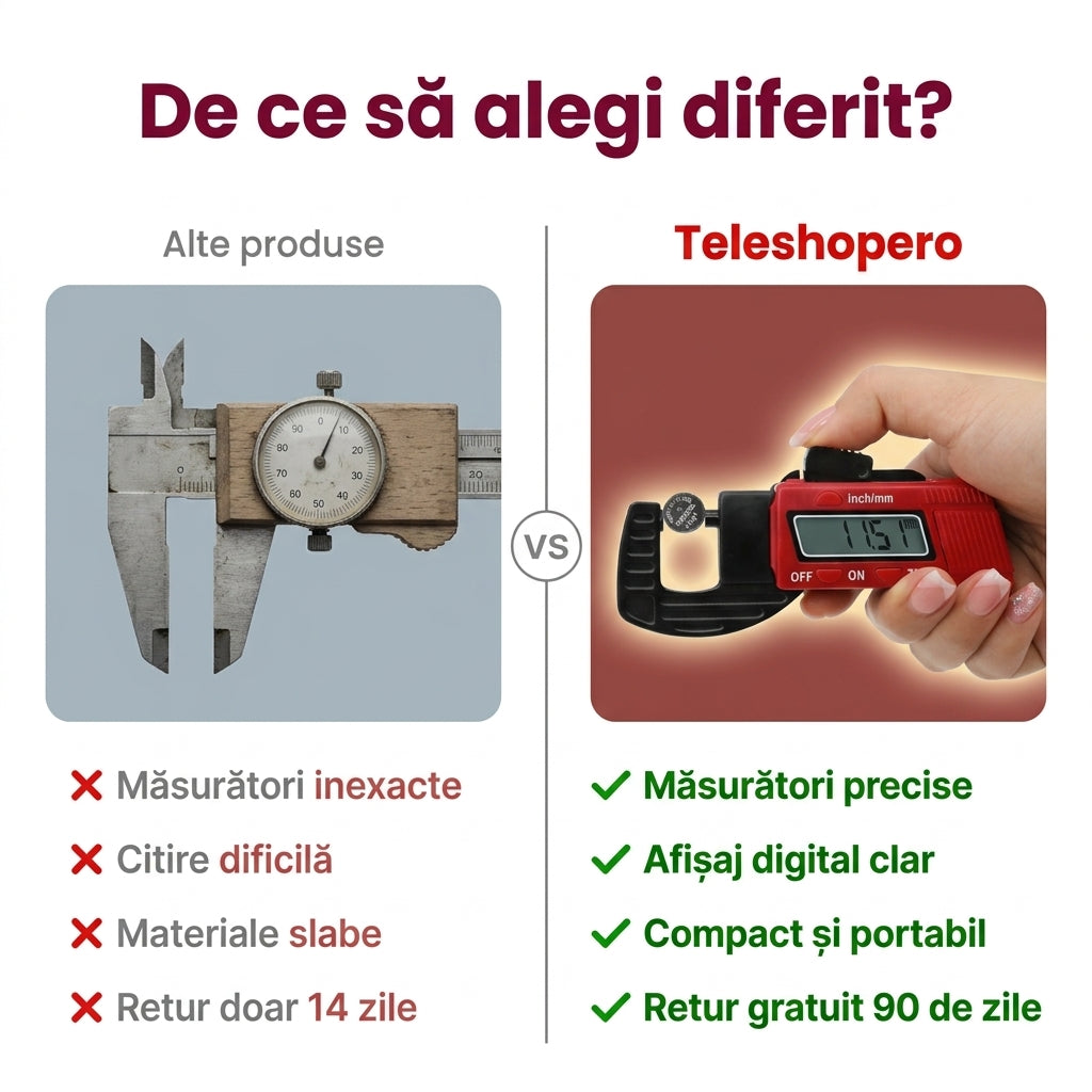Micrometru Digital Grosime Lemn