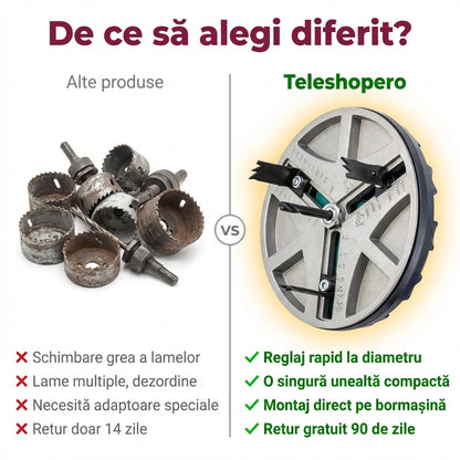 Fierăstrău Reglabil pentru Găuri