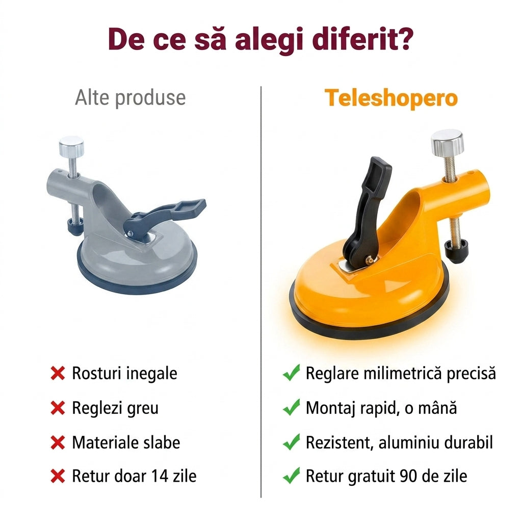 Nivelator Plăci cu Ventuză