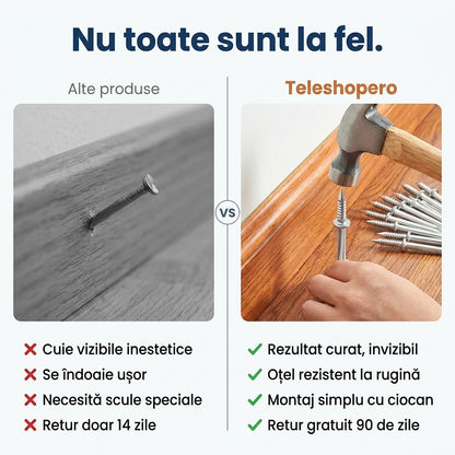 Set Cuie Invizibile Pentru Plinte