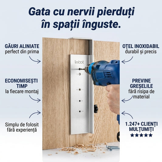 Locator Găuri Mânere Uși